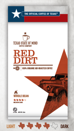 Red Dirt Medium Dark Roast Organic Coffee