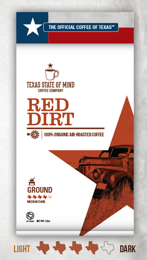 Red Dirt Medium Dark Roast Organic Coffee