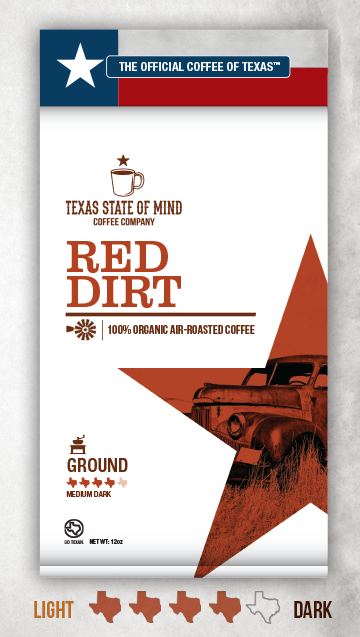 Red Dirt Medium Dark Roast Organic Coffee