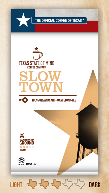 Slow Town Decaffeinated Medium Roast Organic Coffee